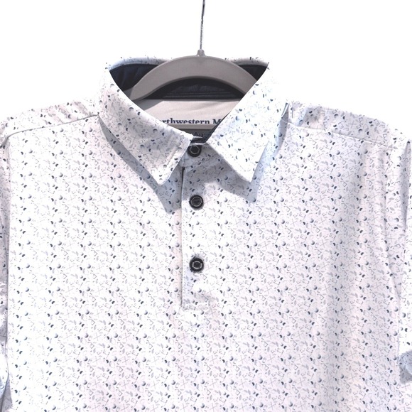Northwestern Mutual Tops - Northwestern Mutual Polo Shirt White Lemon Challenge Athleisure Golf Women Large